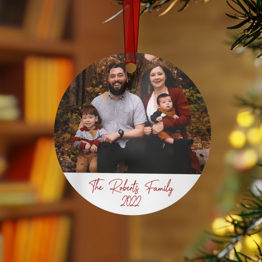 Personalized Family Photo Ornament