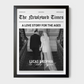 Personalized Wedding Newspaper Print - Personalized Newlyweds Gift