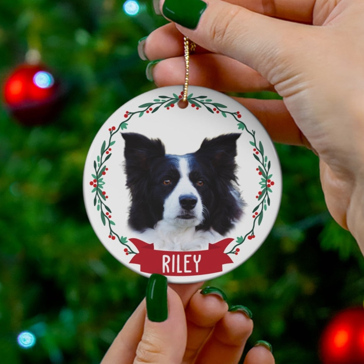 Personalized Dog Ornament Hanging
