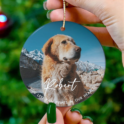 Personalized Dog Memorial Ornament