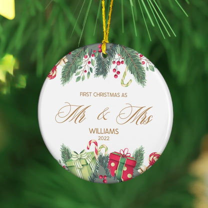 First Christmas Married Ornament