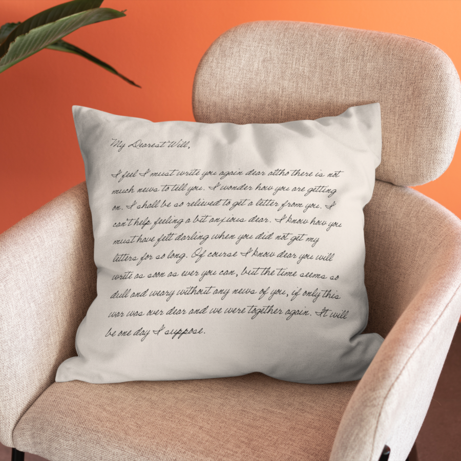 Handwriting pillow - Memorial pillow