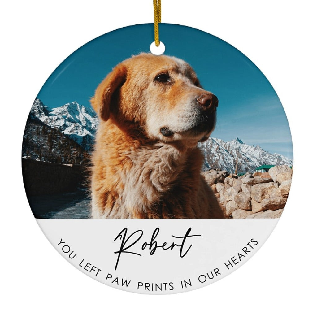 Personalized Dog Memorial Ornament